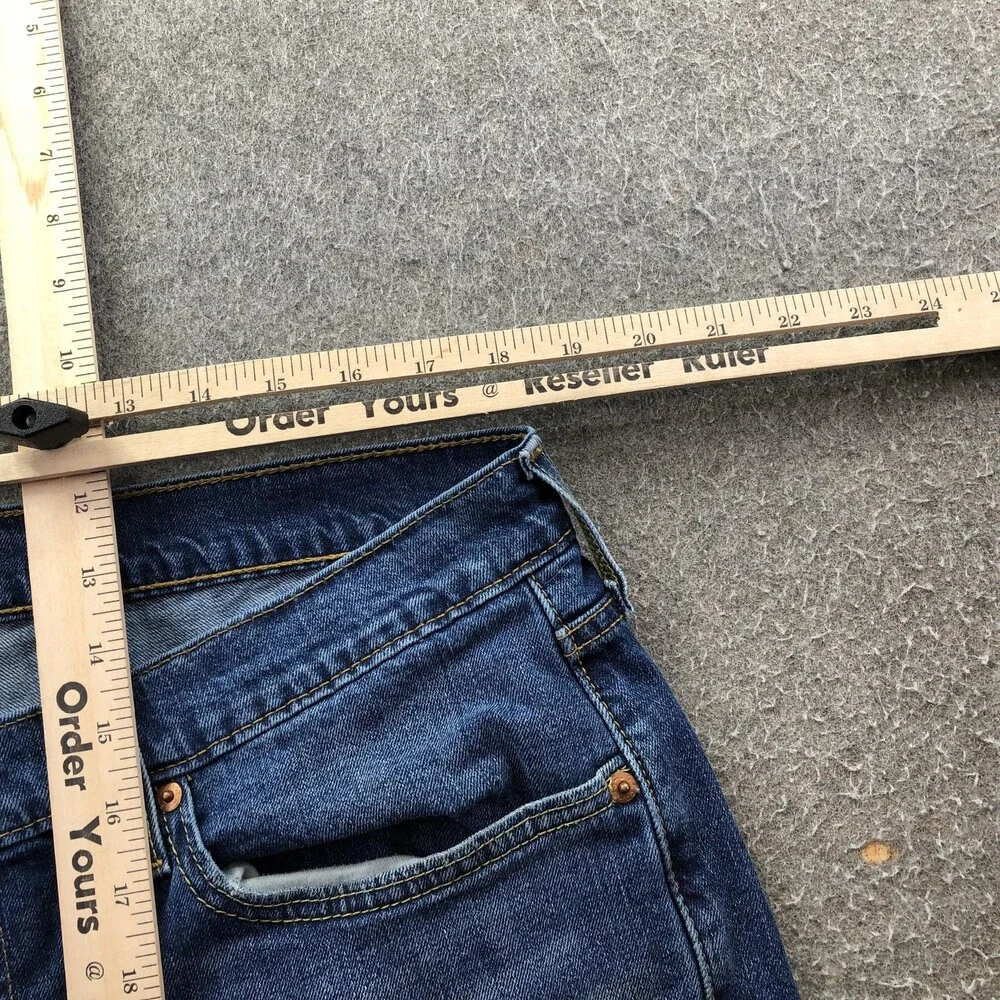 Levis 514 Jeans Mens 36x32 Blue Medium Wash Regular Straight Denim Pants Casual